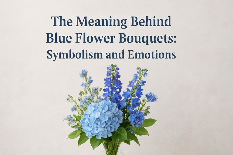 The Meaning Behind Blue Flower Bouquets: Symbolism and Emotions
