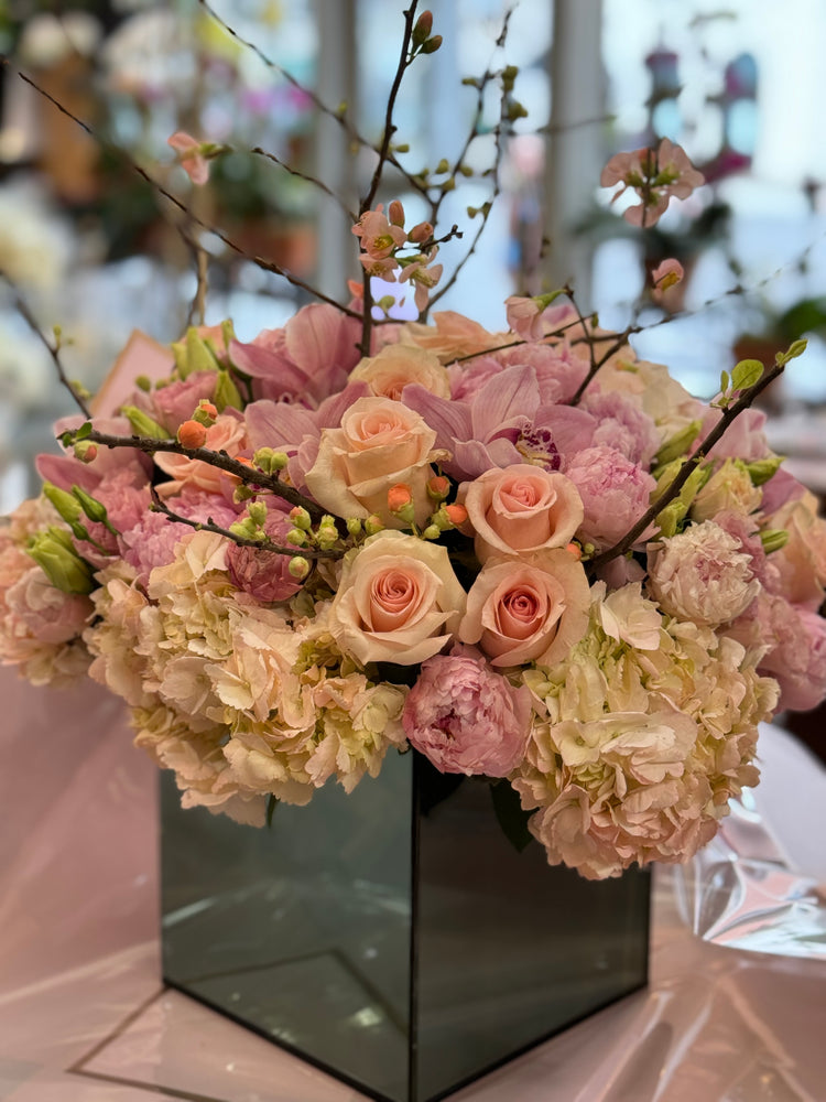 Pink Hydrangeas 