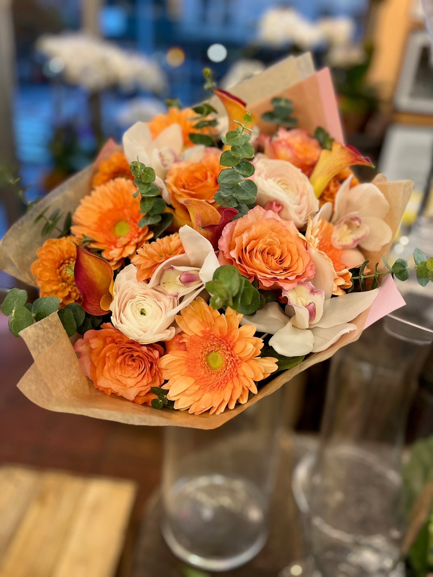 
                  
                    Sunrise-Inspired Floral Arrangement 
                  
                