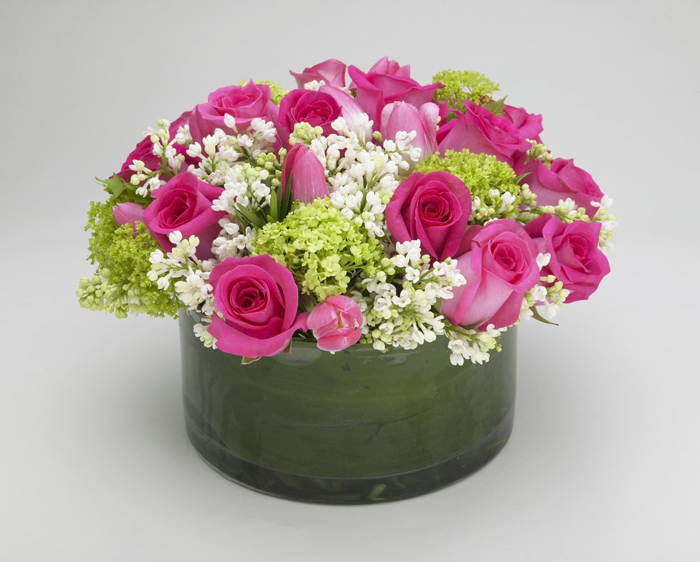 Sweetheart Flower Arrangement in Vase