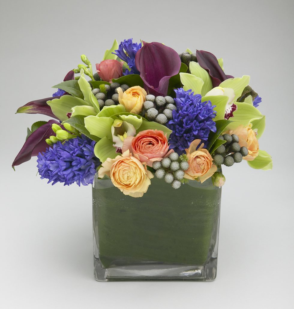 Masquerade – A Stylish Cube Floral Arrangement